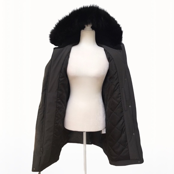 Vince Camuto Luxe Faux-Fur Hooded Jacket-Coat - S - Picture 5 of 17